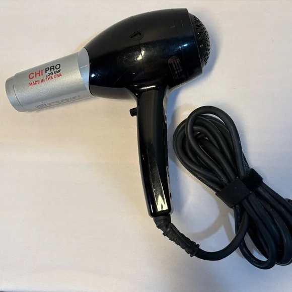 PRO Compact Hair Dryer - Black and Silver - Picture 3 of 10